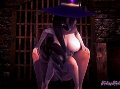 Genshin Impact Hentai 3D - Mona Gives Boobjob And Gets Fucked