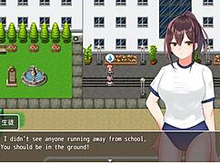 Class president feels deep arousal teaching boy about female body in library