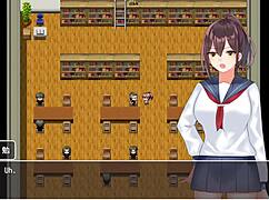 Class president feels deep arousal teaching boy about female body in library