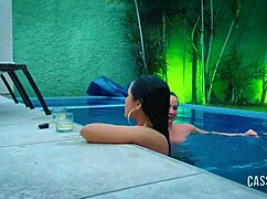 My friend lets her boyfriend eat my ass at the party complete on cassiflix