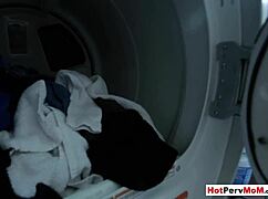 Classy milf stepmom jerks stepson with expert hands