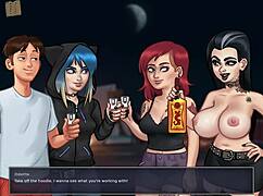 summertime saga episode 115 features small tits in game