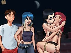 summertime saga episode 115 features small tits in game