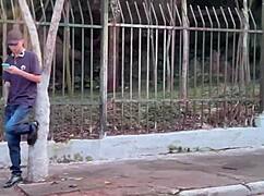 Damn, young brazilian gives ass to favelado uber!