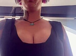 my tits jumped out while running