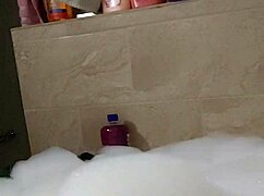 I am cyno enjoying a solo bubble bath fun session part two