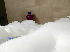 I am cyno enjoying a solo bubble bath fun session part two