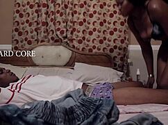 Nigerian Girl Receives Passionate Attention from Behind