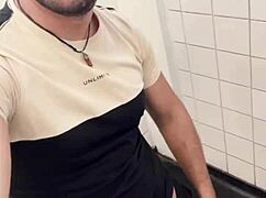 just saw this dude sucking off a construction worker in public toilet