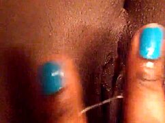 Ebony Pussy Fingering Ecstasy