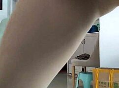 Pantyhose Leg Detailed Close-Up View In Fashion Photoshoot