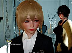 My bully is my lover in anime game