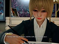 My bully is my lover in anime game