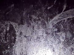 Sucking huge cock in glory hole