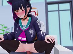 Feeling Deep Emotions With 3D Cartoon Anime Hentai マタタビと猫.