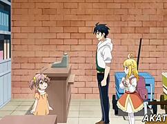 Anime recap of Asian amateurs in hentai adventures