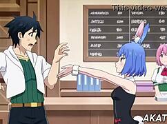 Anime recap of Asian amateurs in hentai adventures