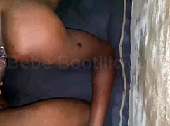 Hey, doggystyle pounding that soft ebony ass