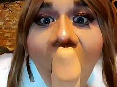 una vaquita caliente in costume pt1