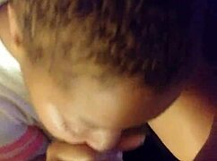 She LOVES SUCKING my MONSTER COCK and gets CUMSHOT