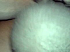 Angelg and Kuzz's fat pussy contrasts with shaved hairless look during fucking