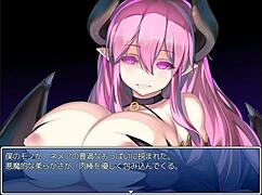 Nemea in an exciting anime hentai adventure with game elements