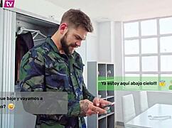 hardcore blonde latina venus afrodita deepthroats and fucks her big cock lover juan lucho