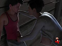 The Golden Boy 9 Reworked: Big Tits Bent Over in Public Doggystyle Action.