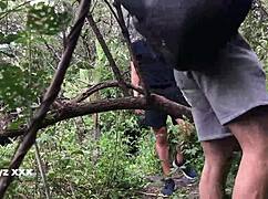 Wild sex in the woods part 1