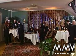 trashy couples banging hard in wild groupsex action all night.