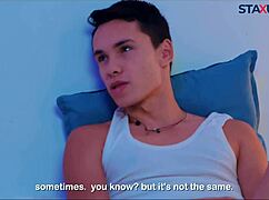 Yo, wanna feel my first gay experience with a hot friend getting steamy?