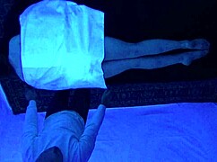 gigi breeze enjoys blacklight massage top 1
