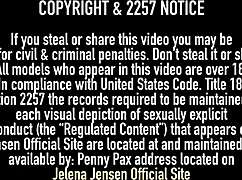 jelena jensen was spermed on her tits after matt banged her cunt 😏