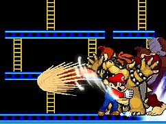 M U G E N R-18 Deux - Bowser Koopa & Donkey Kong Battle Mario