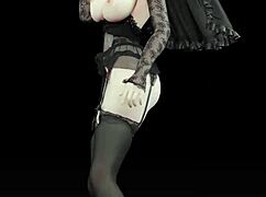 Weak Sound Naked Dance TikTok Style MMD Pure Dance