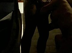 Brazilian capoeira newbie drools all over my cock in a deepthroat session.