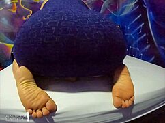 homemade massage with toys for relaxation