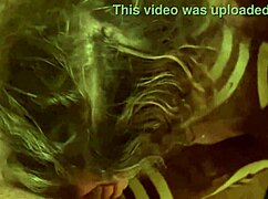 threesome with my slut cheatin hot wife, damn she sucked both cocks with 1 friend