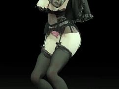 Weak Sound Naked Dance TikTok Style MMD Pure Dance