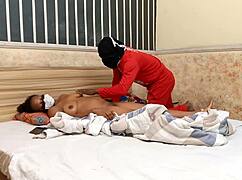 she got fucked by an arm rubber after work?