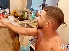 Na Cozinha Onde Começou Toda a Putaria com Myllena Rios