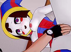 Pomni Takes Off the Towel to Fuck Better Without Censorship in 3D Cartoon Parody