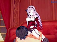 Hyakumantenbara Salome dives into intense sex in this wild Nijisanji VTuber hentai.