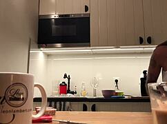 Perfect Pokies On Kitchen Cam Braless Sylvia Amazing Nipples