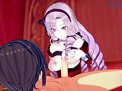 Hyakumantenbara Salome dives into intense sex in this wild Nijisanji VTuber hentai.