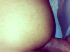 Novinho Me Acordou e Socou Forte no Meu Cu Interrsexy-Racial Anal Cuckold