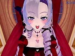 Hyakumantenbara Salome dives into intense sex in this wild Nijisanji VTuber hentai.