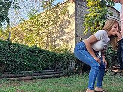 my neighbor gave me a blowjob on my property