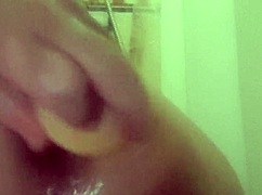 I had anal with my dildo in the shower
