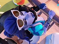 Saveass Rule34 Overwatch compilation with Brigitte, Widowmaker, Mercy, Pharah, Kiriko, Atomic Heart